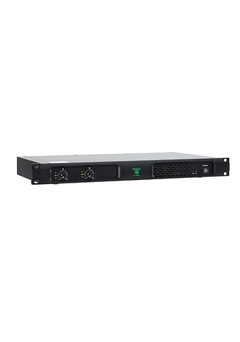 מגבר 2 ערוצים 2X240W-4ohm הגנה 1U-19