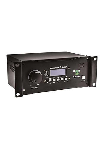 מגבר 24V קומפקטי 4 ערוצים 4X50W-4ohm WAV / MP3 USB Bluetooth דגם FI-FI-AMP4D מבית 
