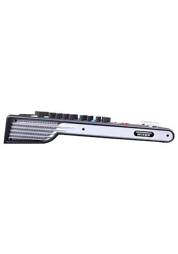 מיקסר 16 ערוצים BT-18XMic+4Xline ST-4+2 OUT/1 AUX  9-CH EQ 48V 99 dual FX דגם FI-MIX24 מבית