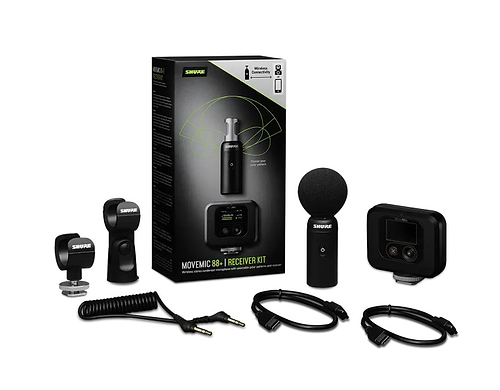 מיקרופון וידאו אלחוטי דגם MV88+W-KIT-Z6 מבית 