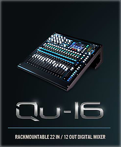 מיקסר דיגיטאלי "19 ALLEN&HEATH QU-16