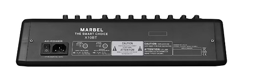 מיקסר סאונד מקצועי 4 ערוצים MARBEL X4BT – כולל Bluetooth, אפקטים DSP ואקולייזר גרפי