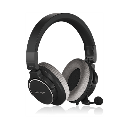 אוזניות Premium כולל מיקרופון ו-USB נתיק דגם BH470U מבית