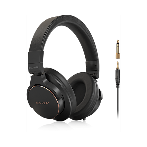 אוזניות Studio Monitoring דגם BH470-BK קומפקטיות בצבע שחור עם סאונד איכותי מבית