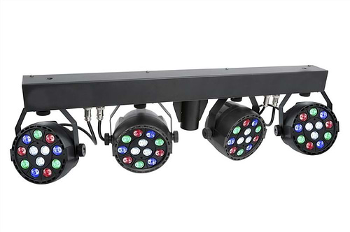 סט תאורה תומס לד 12X1W RGBW כולל סטנד ותיקים דגם PL-31A מבית Shadow 