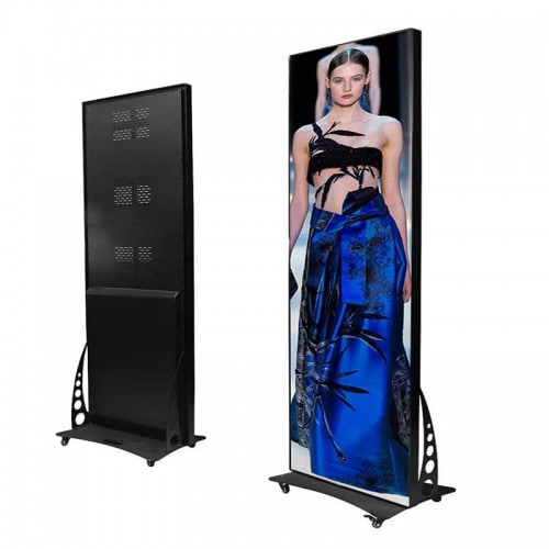 פוסטר פירסום LED על משטח גלגלים דגם LS POSTER P2.5-TB10-26 מבית ART LIGHT