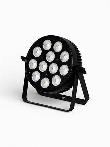 פנס פאר לד בגוף שטוח אולטרה סגול בהספק 12x4w דגם S-PAR 12UV מבית