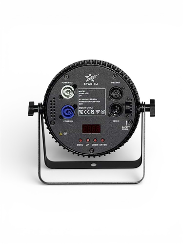 פנס פאר לד בגוף שטוח אולטרה סגול בהספק 12x4w דגם S-PAR 12UV מבית