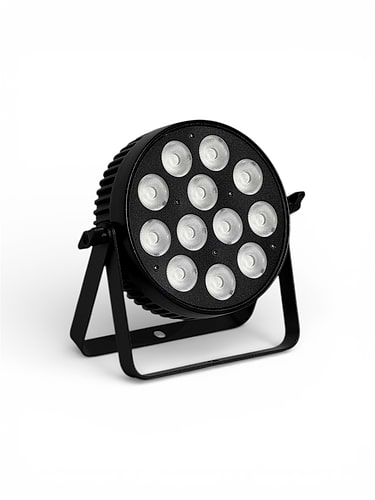 פנס פאר לד בגוף שטוח אולטרה סגול בהספק 12x4w דגם S-PAR 12UV מבית