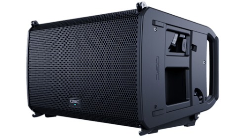 רמקול Line Array אקטיבי מסדרת L Class של QSC המספק עוצמה גבוהה, פיזור מדויק וקלות פריסה להופעות והתקנות מקצועיות דגם LA112 מבית 