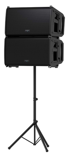 רמקול Line Array אקטיבי מסדרת L Class של QSC המספק עוצמה גבוהה, פיזור מדויק וקלות פריסה להופעות והתקנות מקצועיות דגם LA112 מבית 