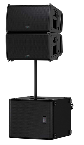 רמקול Line Array אקטיבי מסדרת L Class של QSC המספק עוצמה גבוהה, פיזור מדויק וקלות פריסה להופעות והתקנות מקצועיות דגם LA112 מבית 