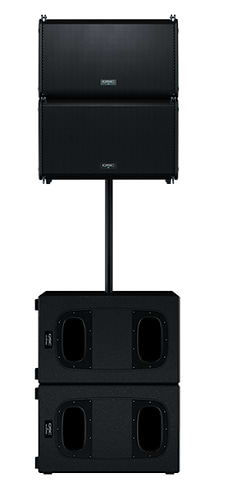 רמקול Line Array אקטיבי מסדרת L Class של QSC המספק עוצמה גבוהה, פיזור מדויק וקלות פריסה להופעות והתקנות מקצועיות דגם LA112 מבית 