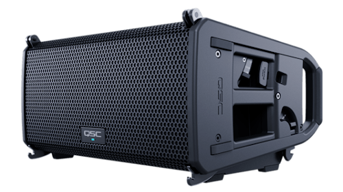 רמקול Line Array אקטיבי מסדרת L Class של QSC המספק עוצמה גבוהה, פיזור מדויק וקלות פריסה להופעות והתקנות מקצועיות דגם LA108 מבית 