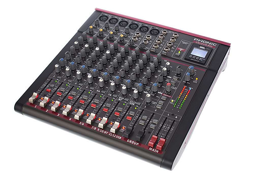 מיקסר 8 ערוצים מקליט CELEUS 600 של Phonic