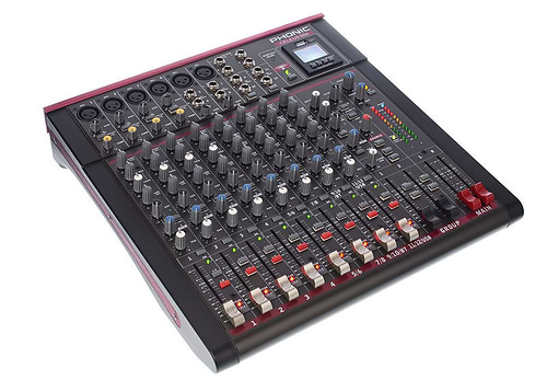 מיקסר 8 ערוצים מקליט CELEUS 600 של Phonic