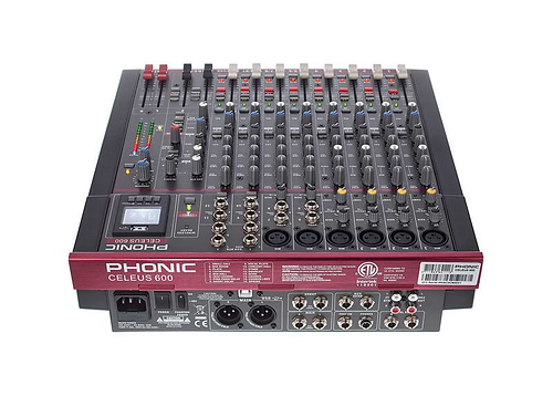 מיקסר 8 ערוצים מקליט CELEUS 600 של Phonic