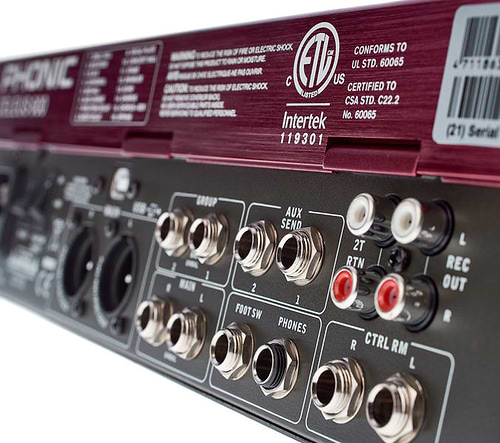 מיקסר 8 ערוצים מקליט CELEUS 600 של Phonic