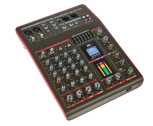 מיקסר 4 ערוצים מקליט CELEUS 200 של Phonic