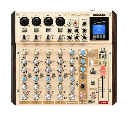 מיקסר 6 ערוצים מקליט AM8GE של Phonic