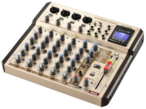מיקסר 6 ערוצים מקליט AM8GE של Phonic
