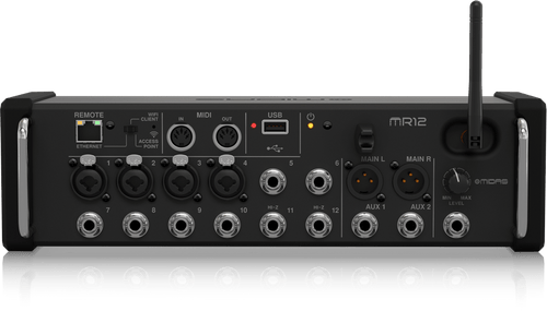מיקסר דיגיטלי MR12 אלחוטי עם פראמפים של חברת Midas