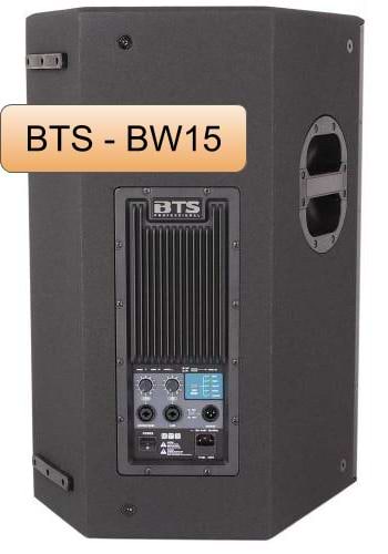 רמקול מוגבר BW15 עם תיבת תהודה מעץ של BTS 
