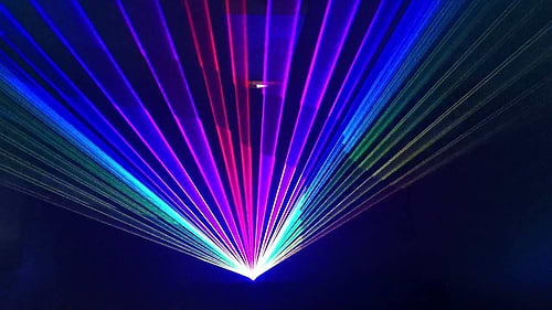 תאורת לייזר LZ LS-380RGB תלת-מימדית של Apextone