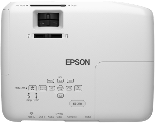 מקרן EB X18 בטכנולוגית LCD של EPSON