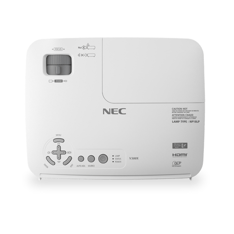 מקרן 3000 אנסי לומנס V300X של NEC