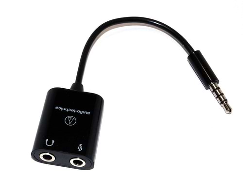 מיקרופון דש ATR3350iS להקלטה עם טלפון חכם של Audio Technica