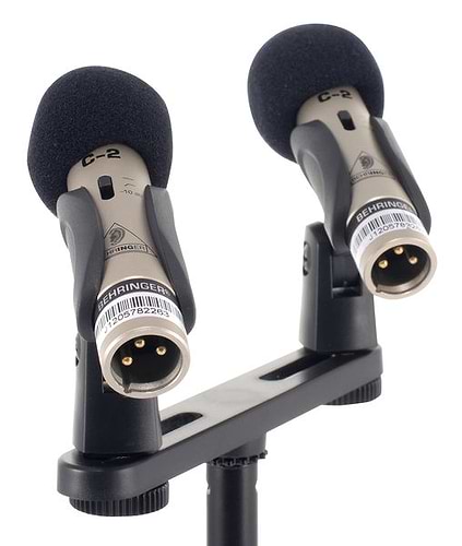 זוג מיקרופונים קונדנסר C2 של Behringer 