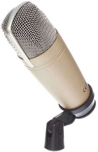 מיקרופון קונדנסר C-1 עם דיאפרגמה גדולה של Behringer