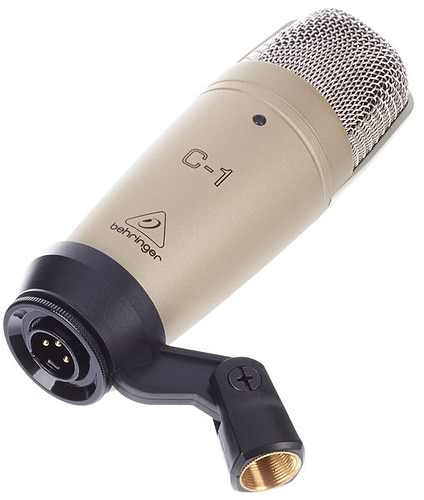 מיקרופון קונדנסר C-1 עם דיאפרגמה גדולה של Behringer