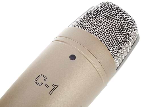 מיקרופון קונדנסר C-1 עם דיאפרגמה גדולה של Behringer