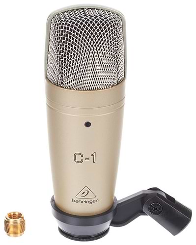 מיקרופון קונדנסר C-1 עם דיאפרגמה גדולה של Behringer