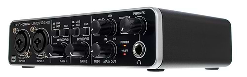 כרטיס קול UMC204HD להרחבת מערכת הצלצול החכם של Behringer
