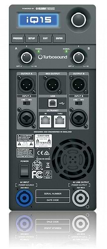 רמקול מוגבר iQ15 של TurboSound