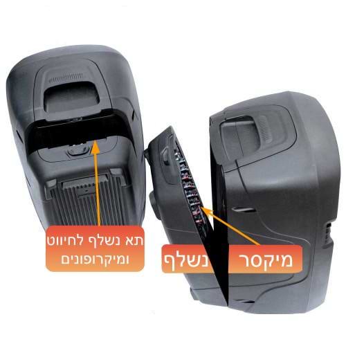 מערכת סאונד מלאה PAP300 עם מיקסר מוגבר 8 ערוצים של BTS
