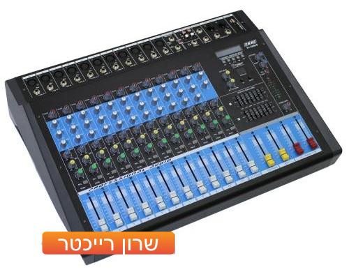 מיקסר מוגבר PMIX KL-1208D אנלוגי עם נגן מדיה ואפקטים דיגיטלים מובנים של BTS