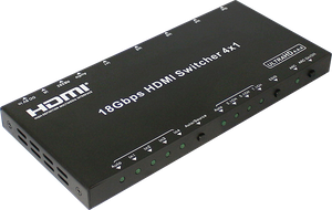 מטריצה HDS-B41A עם 4 כניסות ויצאה אחת של HDCVT