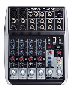 מיקסר קומפקטי QX602MP3 של Behringer