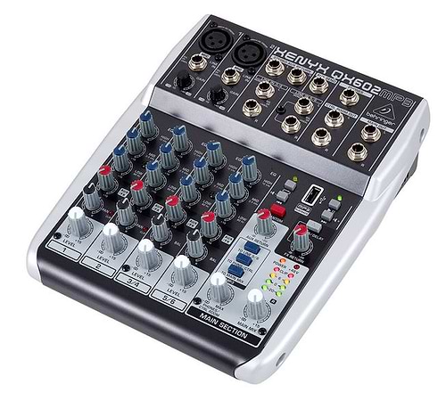מיקסר קומפקטי QX602MP3 של Behringer