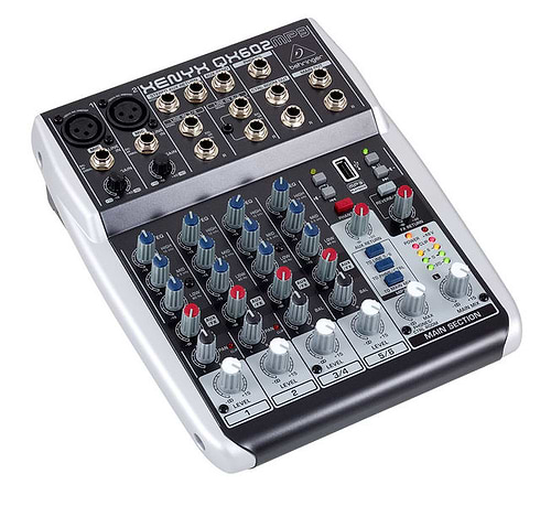 מיקסר קומפקטי QX602MP3 של Behringer