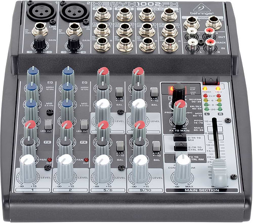 מיקסר קומפקטי Xenyx 1002FX של Behringer