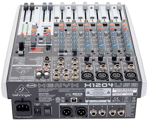 מיקסר קומפקטי Xenyx X1204USB של Behringer
