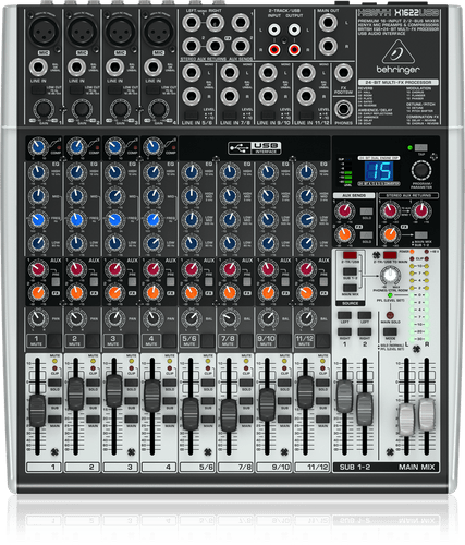 מיקסר קומפקטי Xenyx X1622USB של Behringer