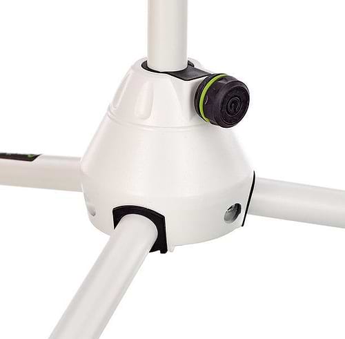 סטנד מיקרופון לבן MS 4322 W עם בום טלסקופי של Gravity