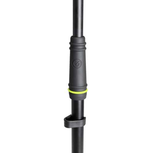 MS 4322 B סטנד מיקרופון שחור עם בום טלסקופי של Gravity