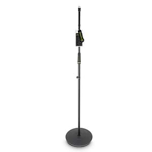 סטנד מיקרופון שחור MS 23 עם בסיס עגול של Gravity